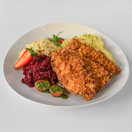 Polędwiczka z kurczaka w płatkach kukurydzianych